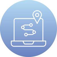 Tracking Vector Icon