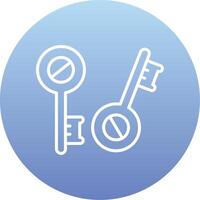 House Key Vector Icon