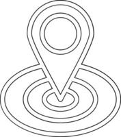 icono de vector gps