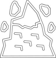 Landslide Vector Icon