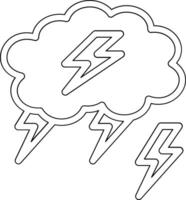 Thunderstorm Vector Icon