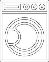 Smart Washing Machine Vector Icon