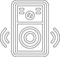 icono de vector de altavoz