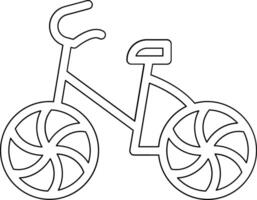 icono de vector de bicicleta