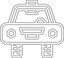 icono de vector de taxi