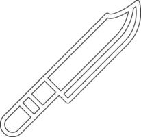 salvaje cuchillo vector icono