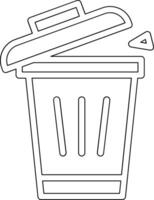 Garbage Cleaning Vector Icon
