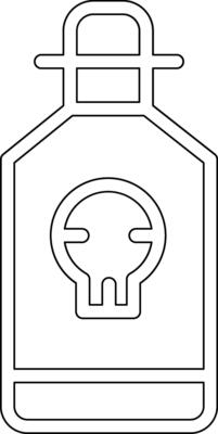 Message in a Bottle Vector Icon