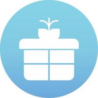 icono de vector de caja de regalo