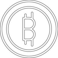 icono de vector de bitcoin