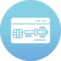 Key Card Vector Icon