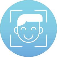 Face Scan Vector Icon