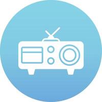 icono de vector de proyector