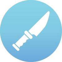 icono de vector de cuchillo