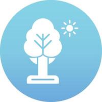 icono de vector de árbol