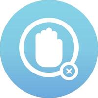 Stop Vector Icon