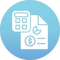 icono de vector de contabilidad