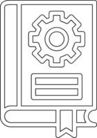 Book Settings Vector Icon