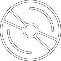 Compact Disk Vector Icon