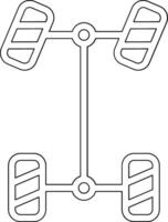 Wheel Alignment Vector Icon