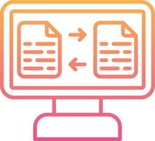 File Transfer Vector Icon