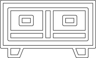 TV Stand Vector Icon