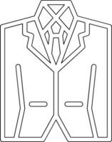 Wedding Men Suit Vector Icon