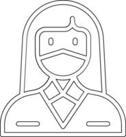 Female Dentist Vector Icon