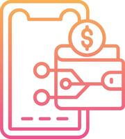 Digital Wallet Vector Icon