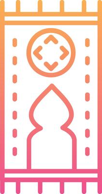 Qibla Vector Icon