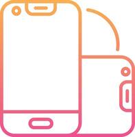 Foldable Smartphone Vector Icon