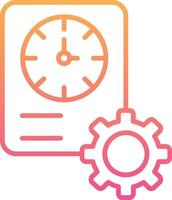 Time Management Vector Icon