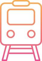 icono de vector de tren