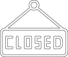 Closed Tag Vector Icon