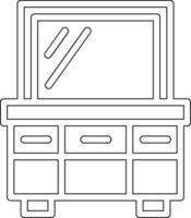 icono de vector de mesa