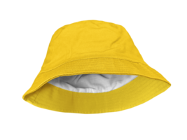 Yellow bucket hat PNG transparent