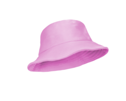 Pink bucket hat PNG transparent