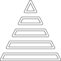 Pyramid Vector Icon