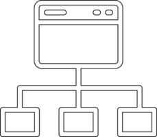 Sitemap Vector Icon