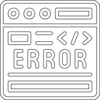 Code Error Vector Icon