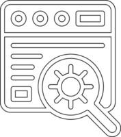 Website Bug Vector Icon