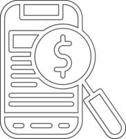 Money Forensics Vector Icon