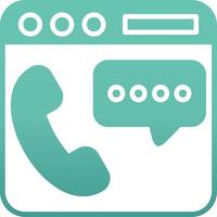 Phone Chat Vector Icon