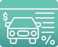 Car Loan Vector Icon