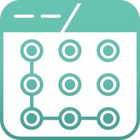 Lock Pattern Vector Icon
