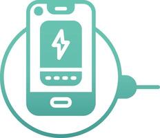 Wireless Charger Vector Icon