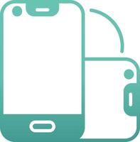 Foldable Smartphone Vector Icon