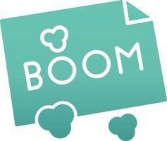 Boom Vector Icon