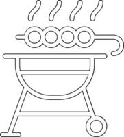 BBQ Grill Vector Icon