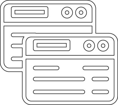 Duplicate Browser Vector Icon